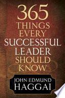 365 Things Every Successful Leader Should Know