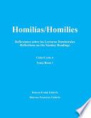 libro Homilias/homilies Reflexiones Sobre Las Lecturas De Domingo/reflections Onthe Sunday Readings Ciclo/cycle A Tomo/book 1