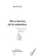 libro Breve Historia De Los Argentinos
