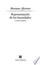 Representación De Los Hacendados Y Otros Escritos